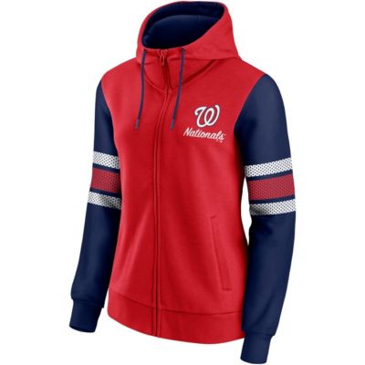 MLB Fanatics Washington Nationals Primary Script Full-Zip Hoodie