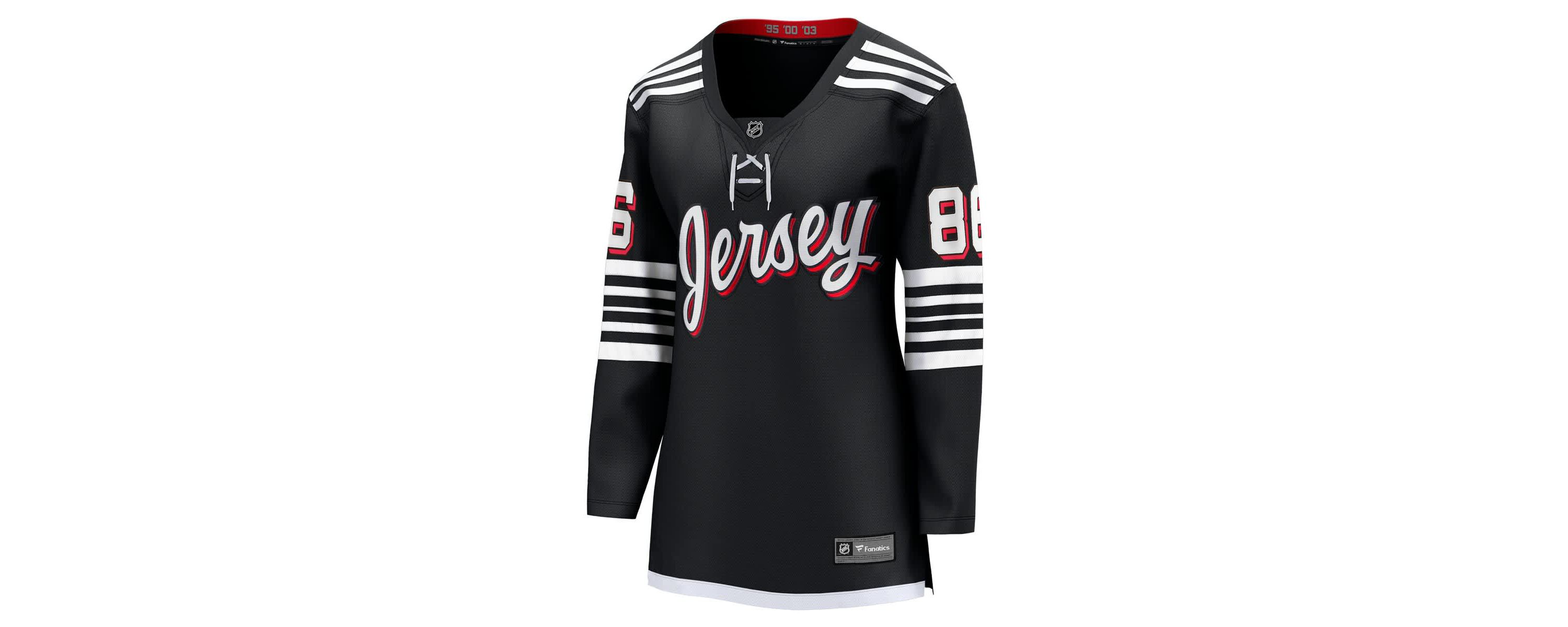 NHL Fanatics Jack Hughes New Jersey Devils Alternate Breakaway Jersey