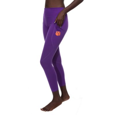 NCAA Clemson Tigers Pocketed Leggings