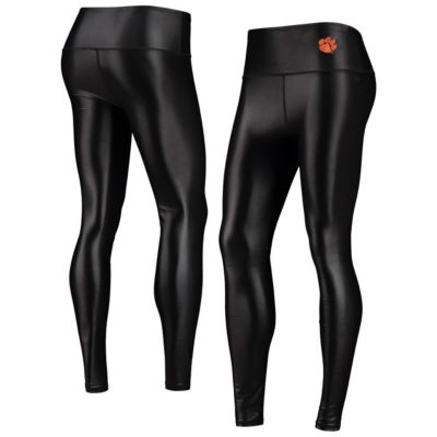 NCAA Clemson Tigers Shine Liquid Leggings