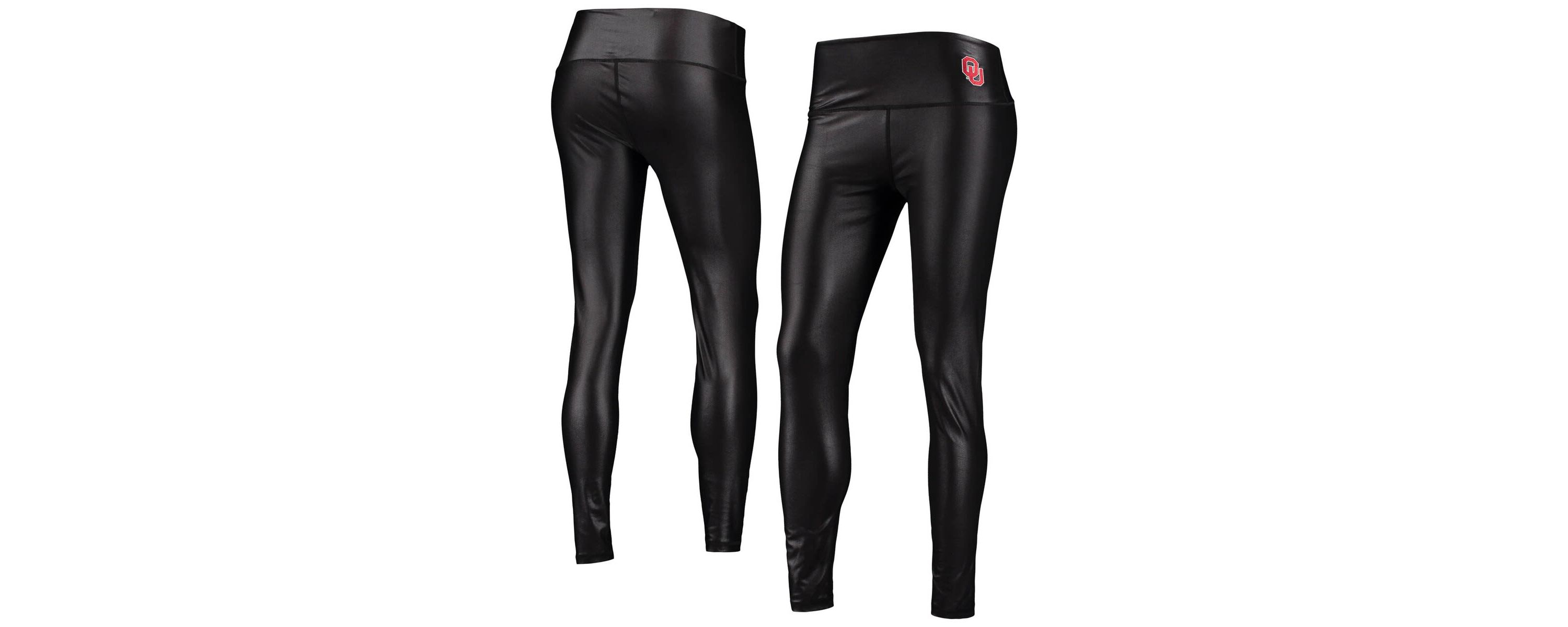 NCAA Oklahoma Sooners Shine Liquid Leggings