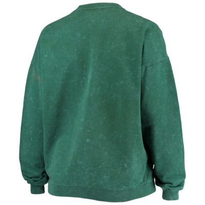 NCAA Michigan State Spartans Garment Wash Oversized Vintage Pullover Sweatshirt