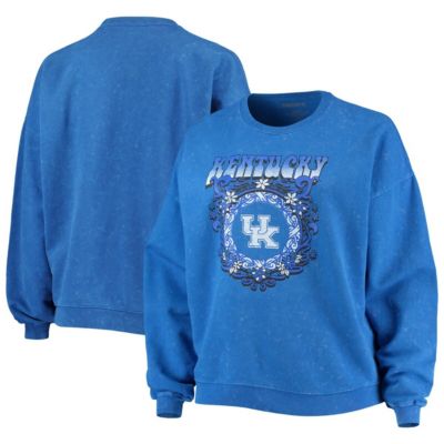 NCAA Kentucky Wildcats Garment Wash Oversized Vintage Pullover Sweatshirt