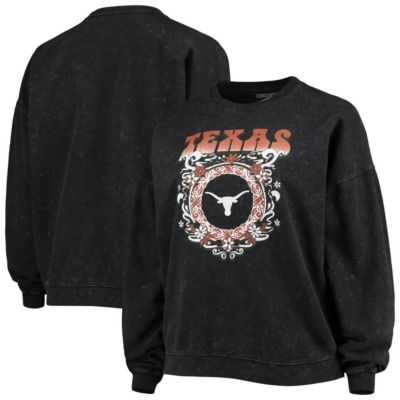 NCAA Texas Longhorns Garment Wash Oversized Vintage Pullover Sweatshirt