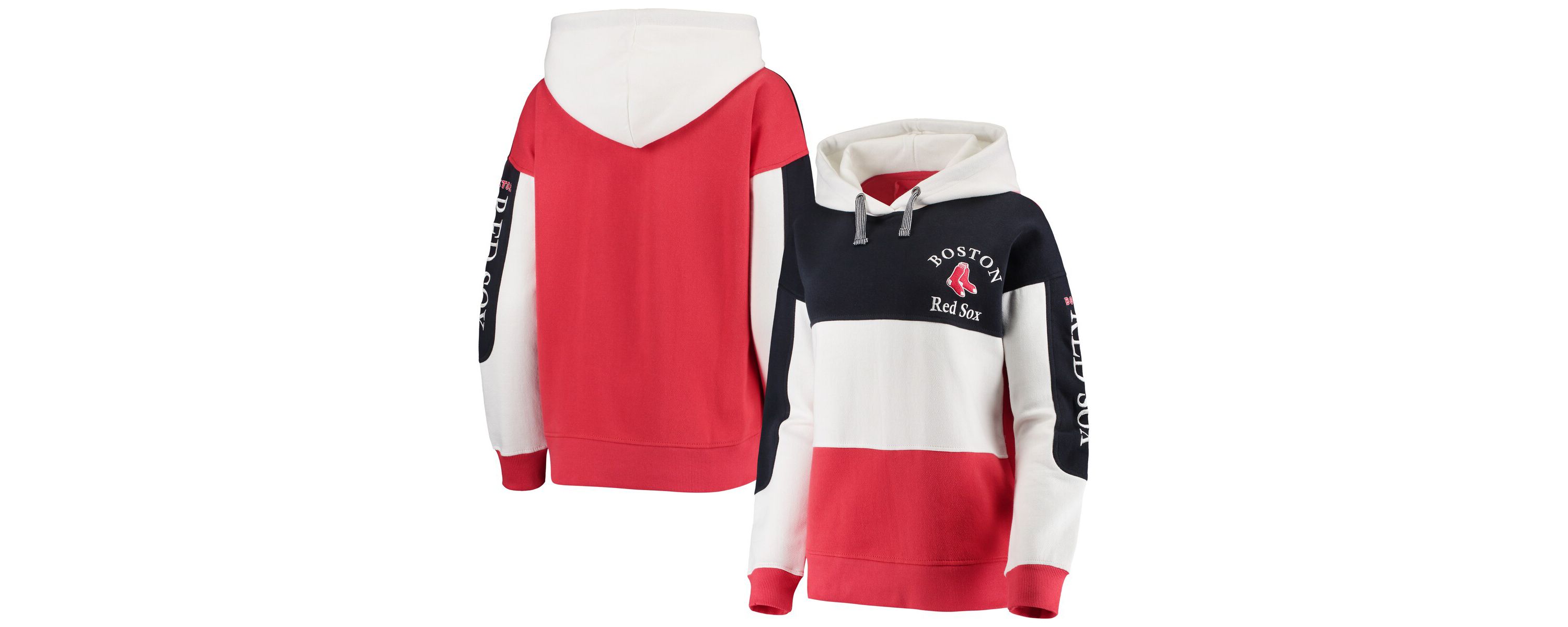 Boston Red Sox MLB Boston Sox Rugby Pullover Hoodie