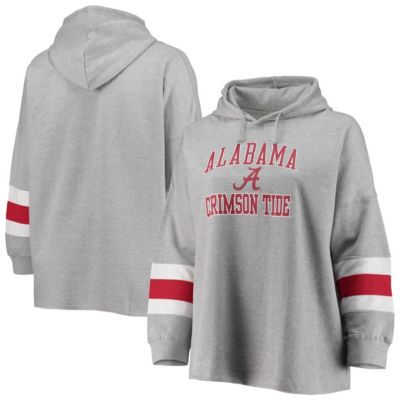 Alabama Crimson Tide NCAA ed Plus Sleeve Stripe Pullover Hoodie