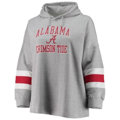 Alabama Crimson Tide NCAA ed Plus Sleeve Stripe Pullover Hoodie
