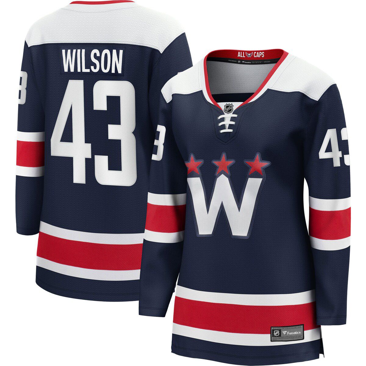NHL Fanatics Tom Washington Capitals Home Breakaway Jersey