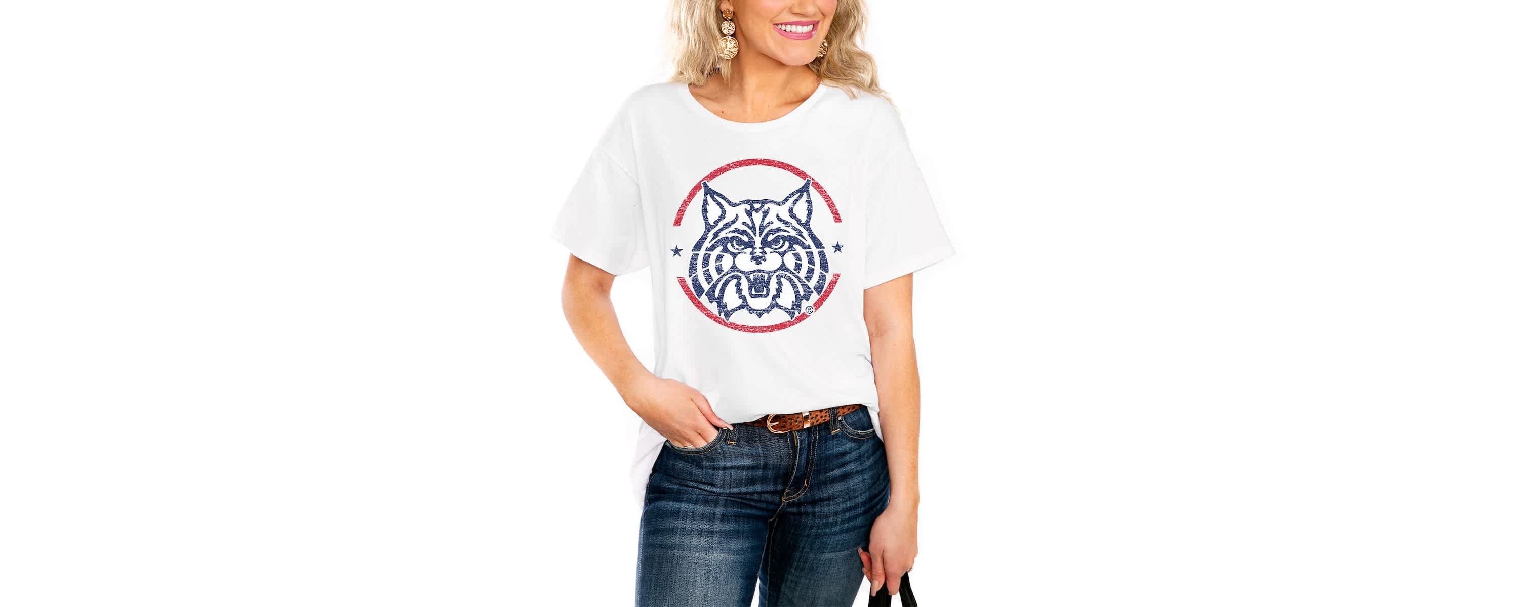 NCAA Arizona Wildcats End Zone Easy T-Shirt