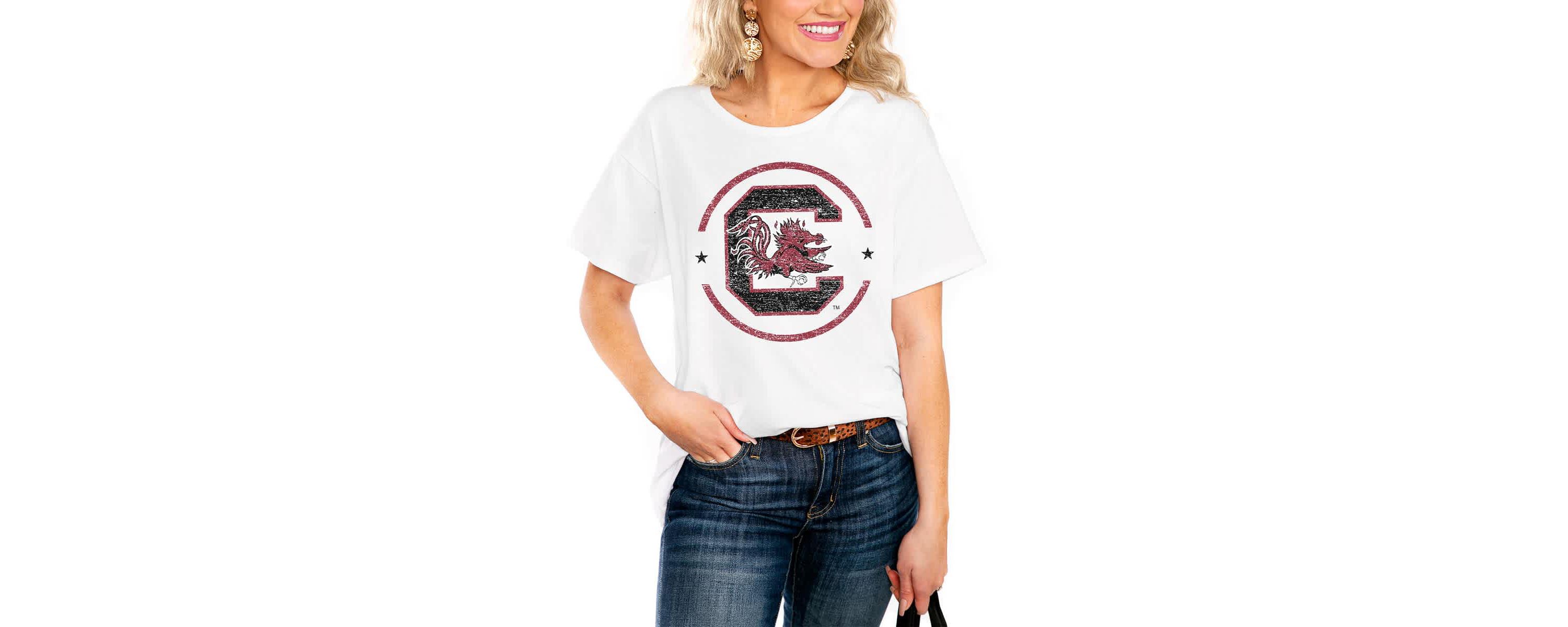 NCAA South Carolina Gamecocks End Zone Easy T-Shirt