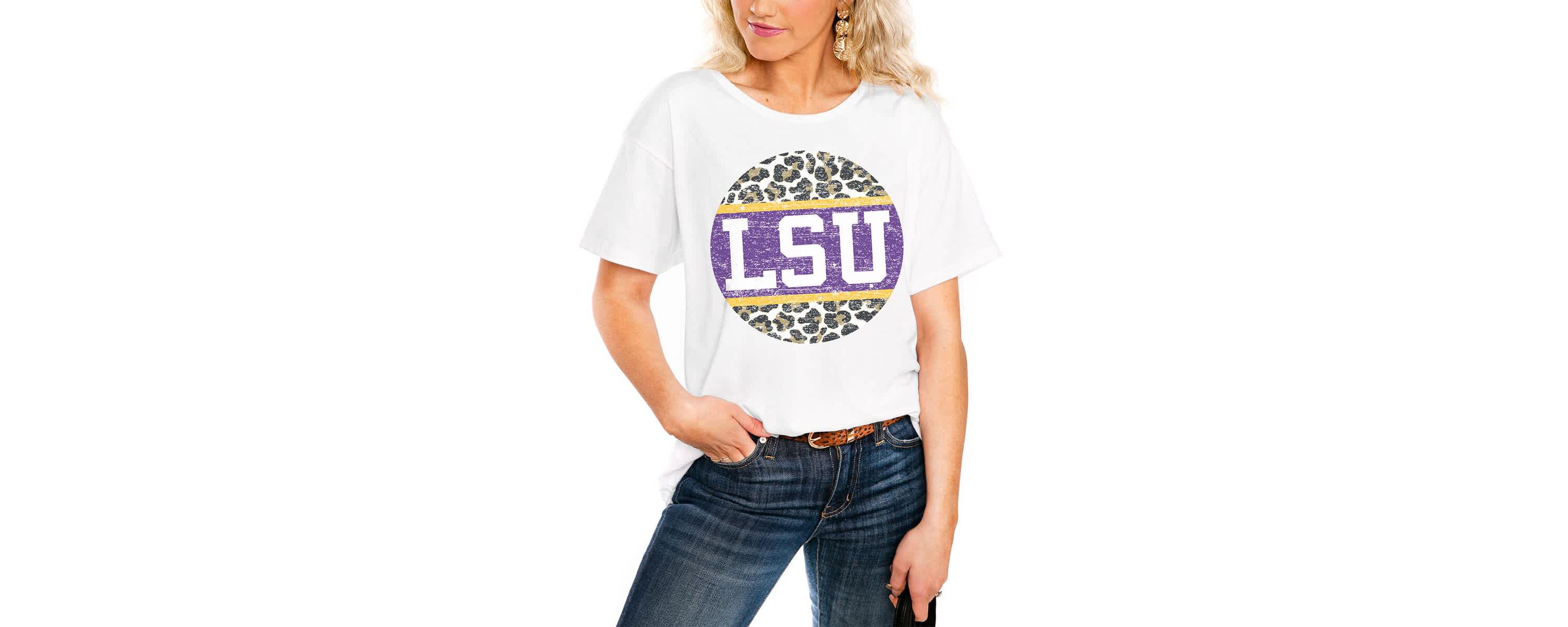 NCAA LSU Tigers Scoop & Score Easy T-Shirt