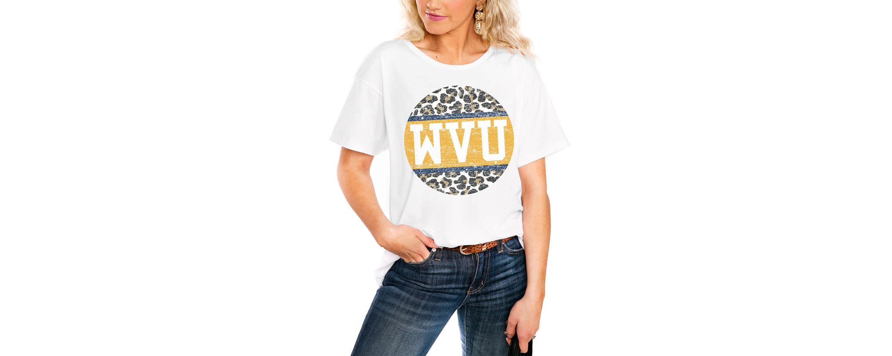 NCAA West Virginia Mountaineers Scoop & Score Easy T-Shirt