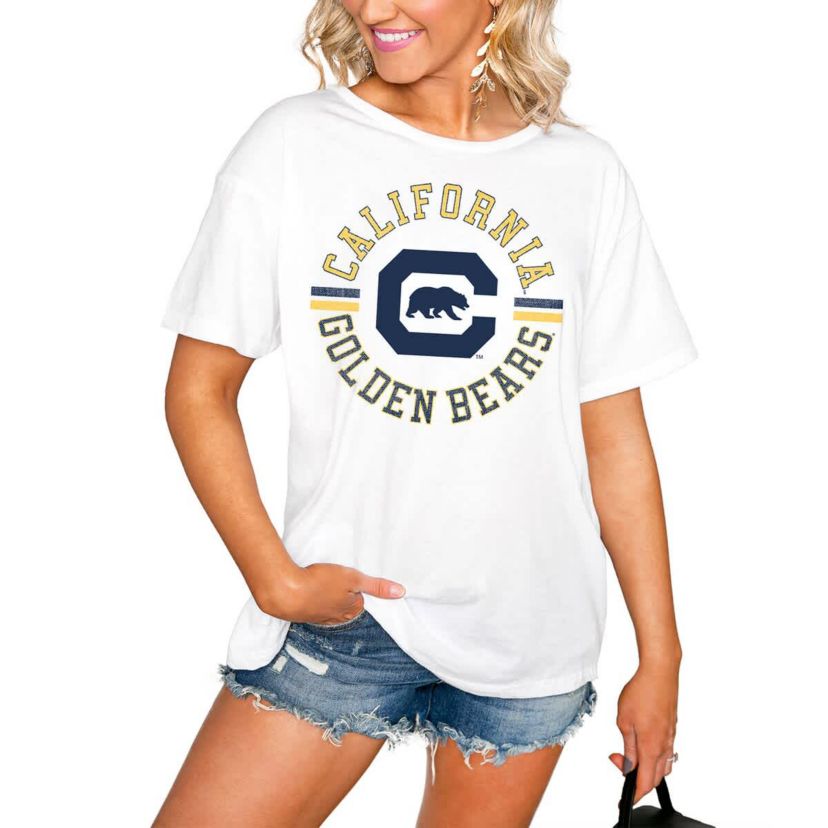 California Golden Bears NCAA Cal Bears Vintage Days Easy Relaxed T-Shirt