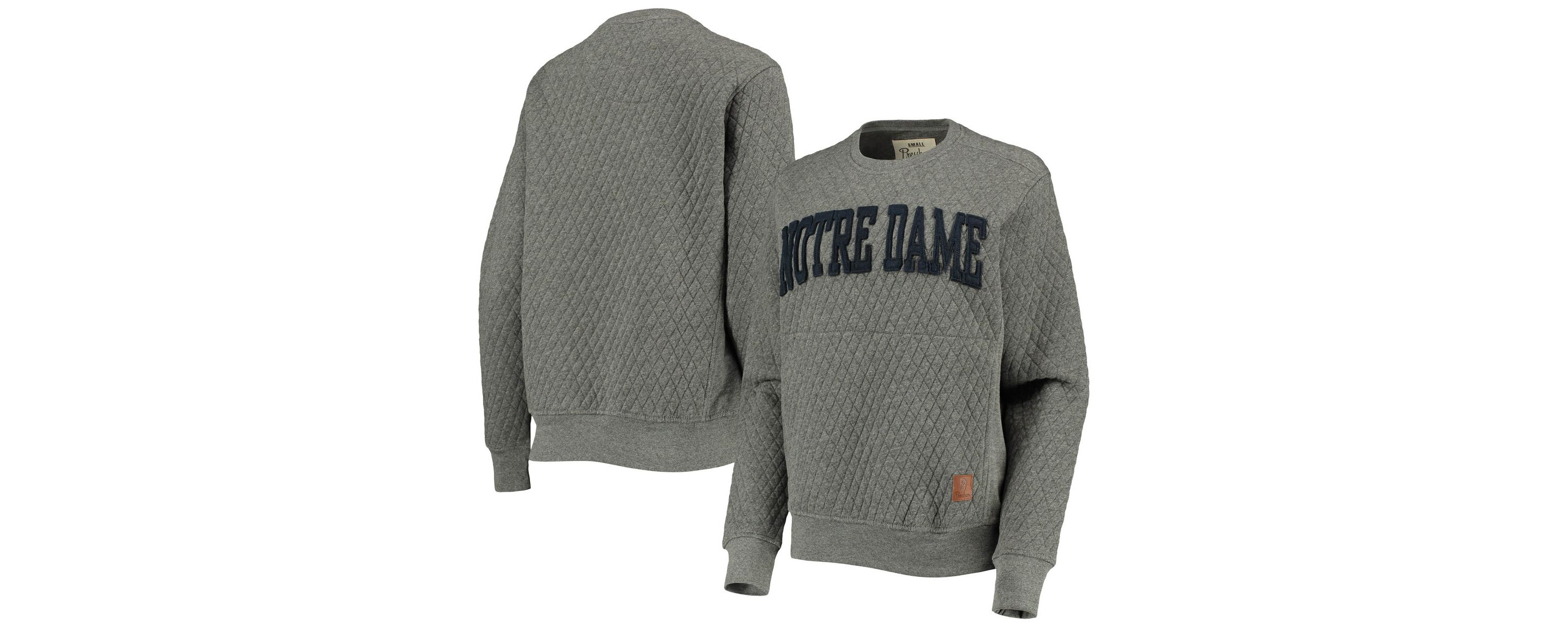 NCAA Notre Dame Fighting Irish Moose Quilted Pullover Sweatshirt