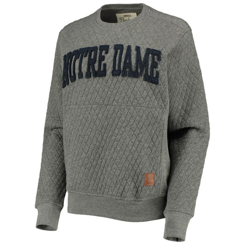 NCAA Notre Dame Fighting Irish Moose Quilted Pullover Sweatshirt