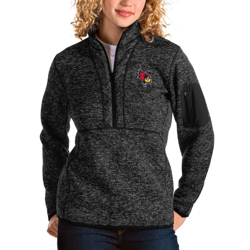 NCAA ed Illinois State Redbirds Fortune Half-Zip Pullover Jacket