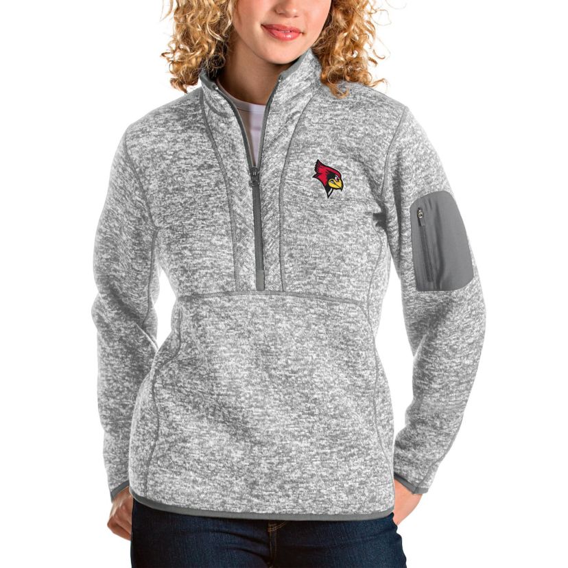 NCAA ed Illinois State Redbirds Fortune Half-Zip Pullover Jacket