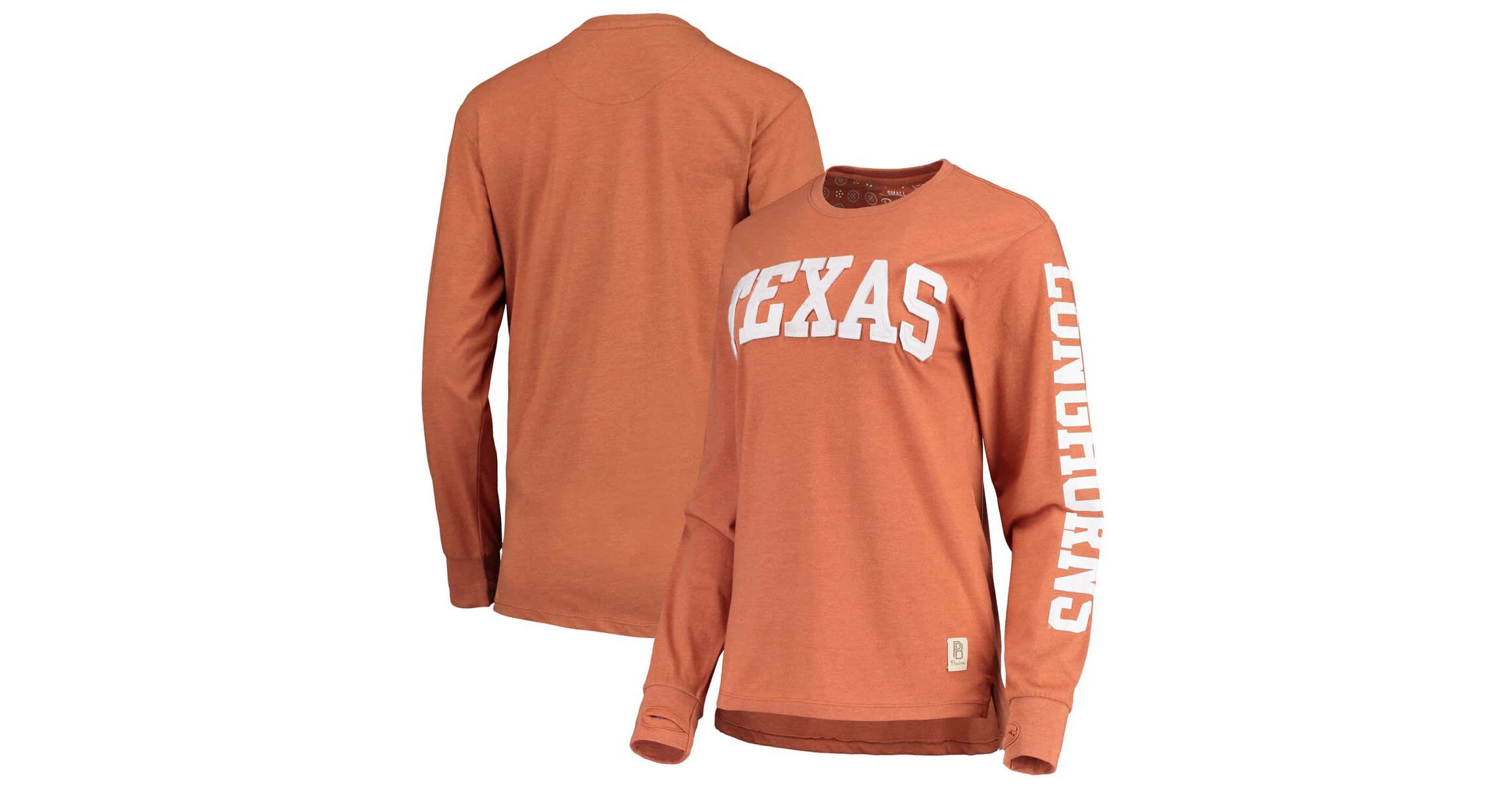 NCAA ed Texas Texas Longhorns Two-Hit Canyon Long Sleeve T-Shirt
