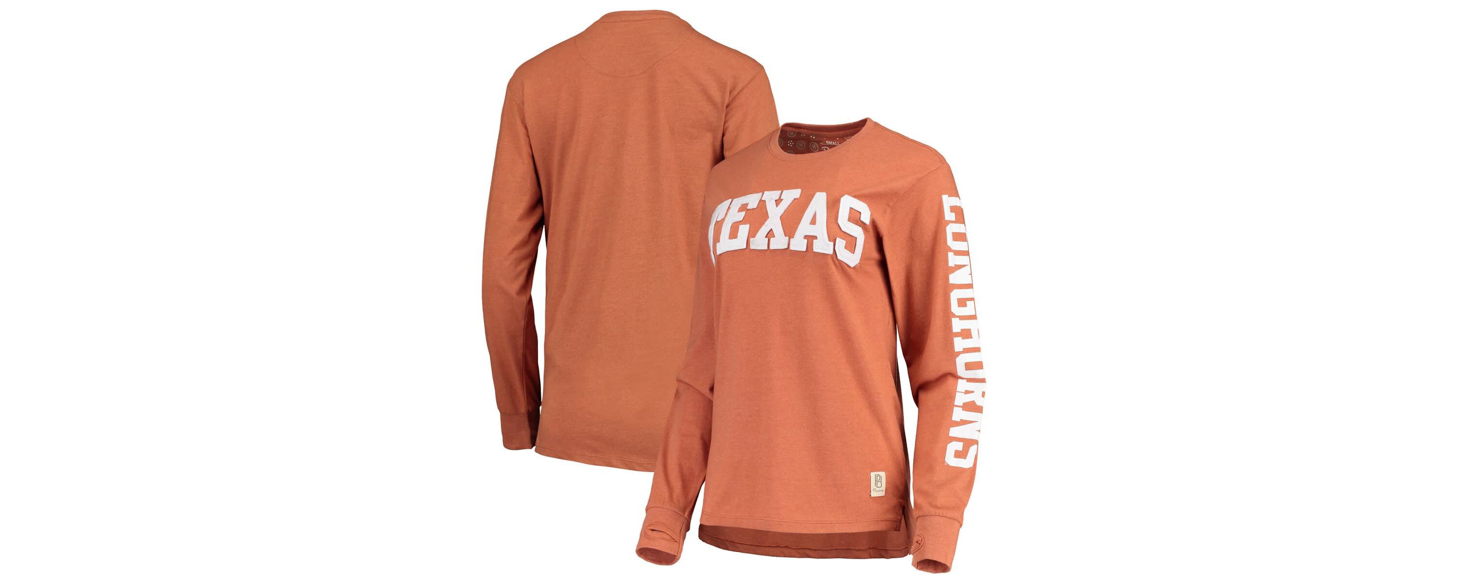 NCAA ed Texas Texas Longhorns Two-Hit Canyon Long Sleeve T-Shirt