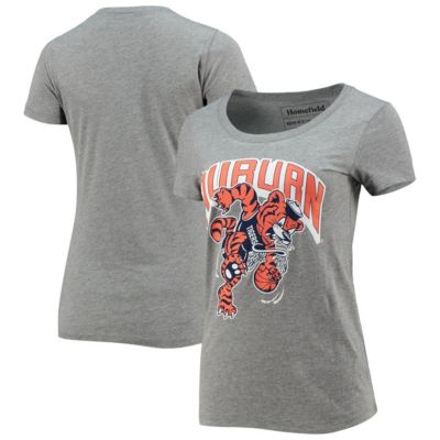 NCAA ed Auburn Tigers Vintage Basketball Tri-Blend T-Shirt