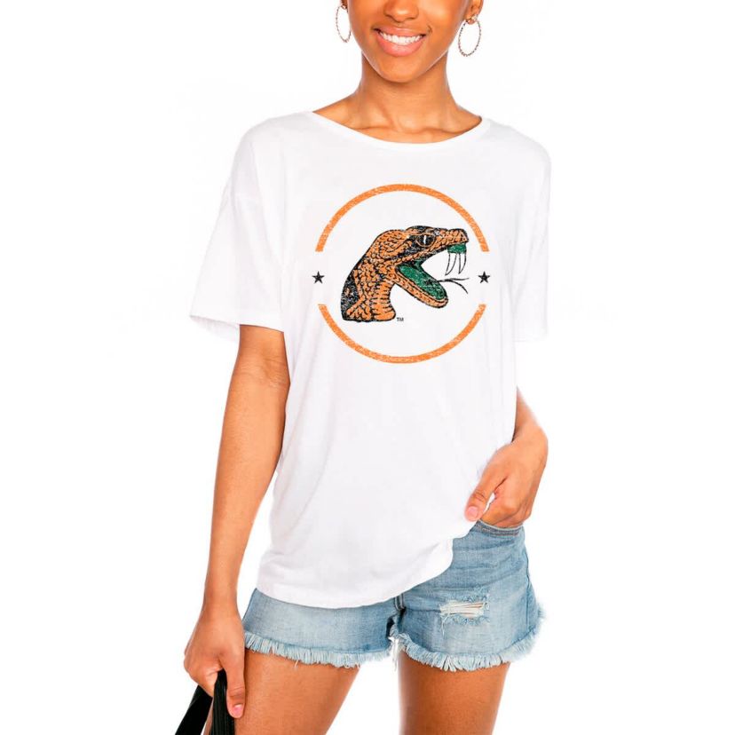 NCAA Florida A&M Rattlers End Zone Easy T-Shirt