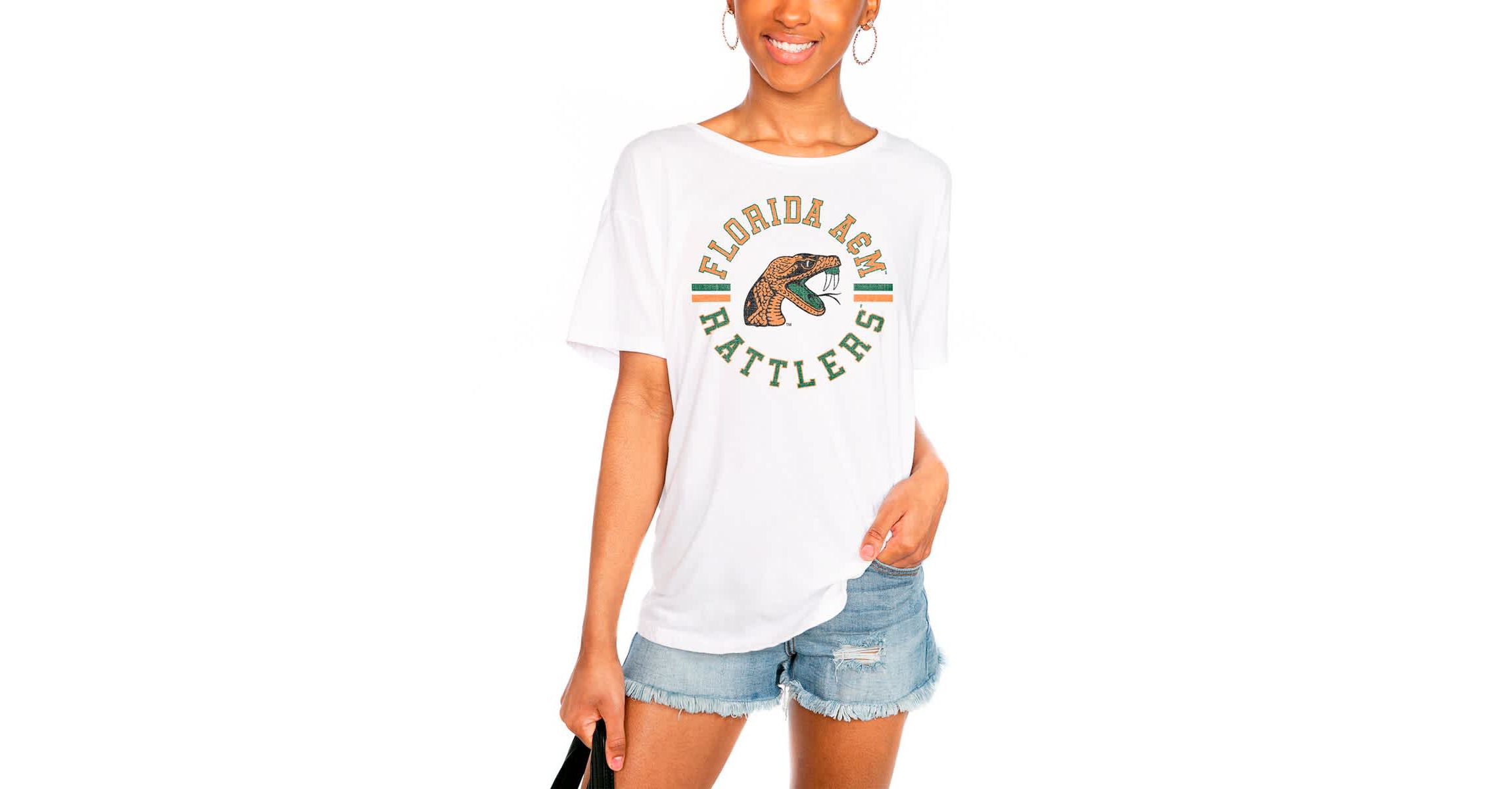 NCAA Florida A&M Rattlers Vintage Days Easy Relaxed T-Shirt