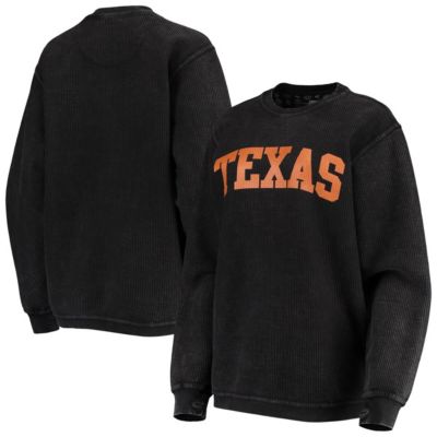 NCAA Texas Longhorns Comfy Cord Vintage Wash Basic Arch Pullover Sweatshirt