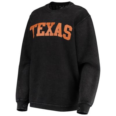 NCAA Texas Longhorns Comfy Cord Vintage Wash Basic Arch Pullover Sweatshirt