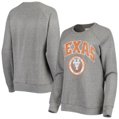 NCAA ed Texas Longhorns Distressed Edith Vintage Knobi Fleece Crew