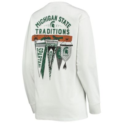 NCAA Michigan State Spartans Traditions Pennant Long Sleeve T-Shirt