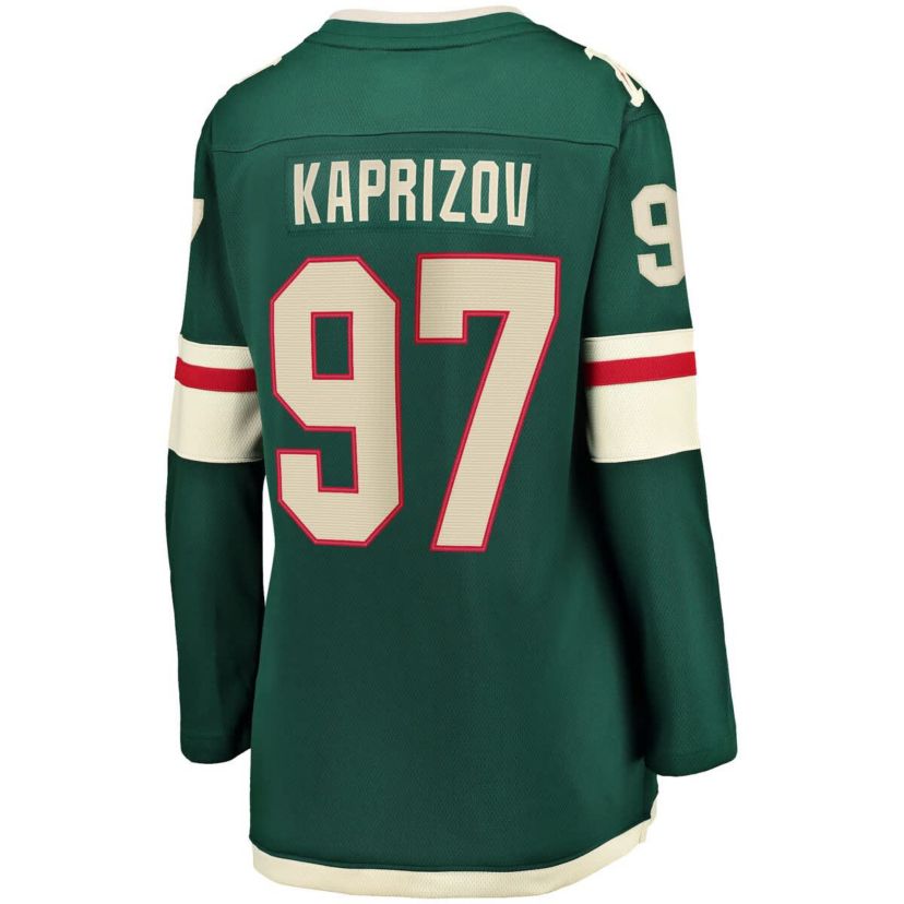 NHL Fanatics Kirill Kaprizov Minnesota Wild Home Breakaway Replica Jersey