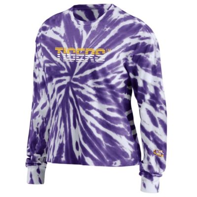 NCAA LSU Tigers Tie-Dye Long Sleeve T-Shirt