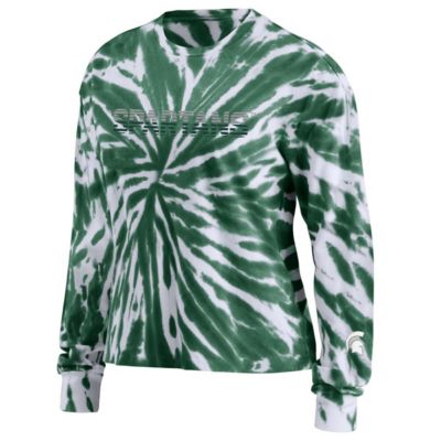 NCAA Michigan State Spartans Tie-Dye Long Sleeve T-Shirt