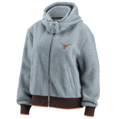 NCAA Texas Longhorns Sherpa Full-Zip Hoodie