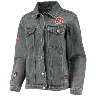 NCAA Ohio State Buckeyes Patches Full-Button Jacket