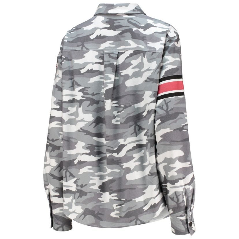 Alabama Crimson Tide NCAA Alabama Tide Flannel Button-Up Long Sleeve Shirt