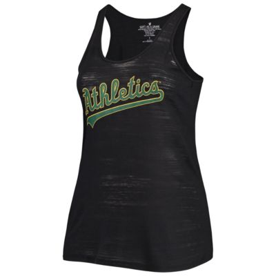 MLB Oakland Athletics Plus Swing for the Fences Tri-Blend Racerback Tank Top