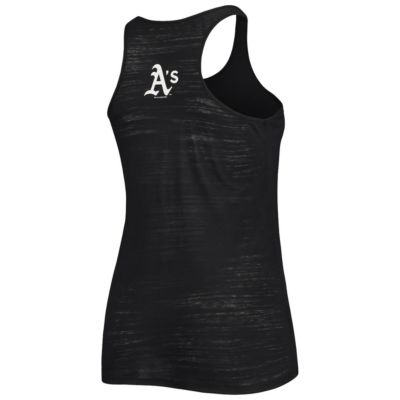 MLB Oakland Athletics Plus Swing for the Fences Tri-Blend Racerback Tank Top