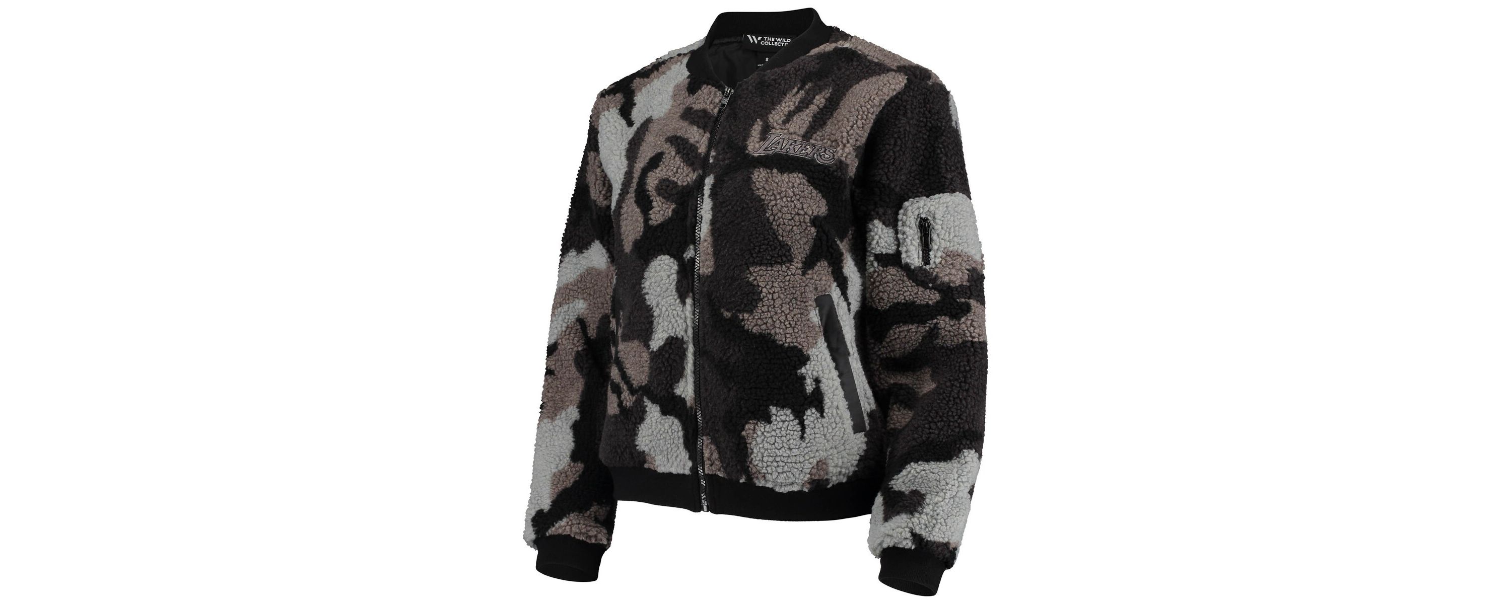 NBA Los Angeles Lakers Sherpa Full-Zip Bomber Jacket
