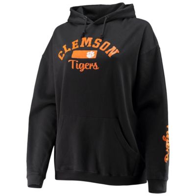 NCAA Clemson Tigers Rock n Roll Super Oversized Pullover Hoodie