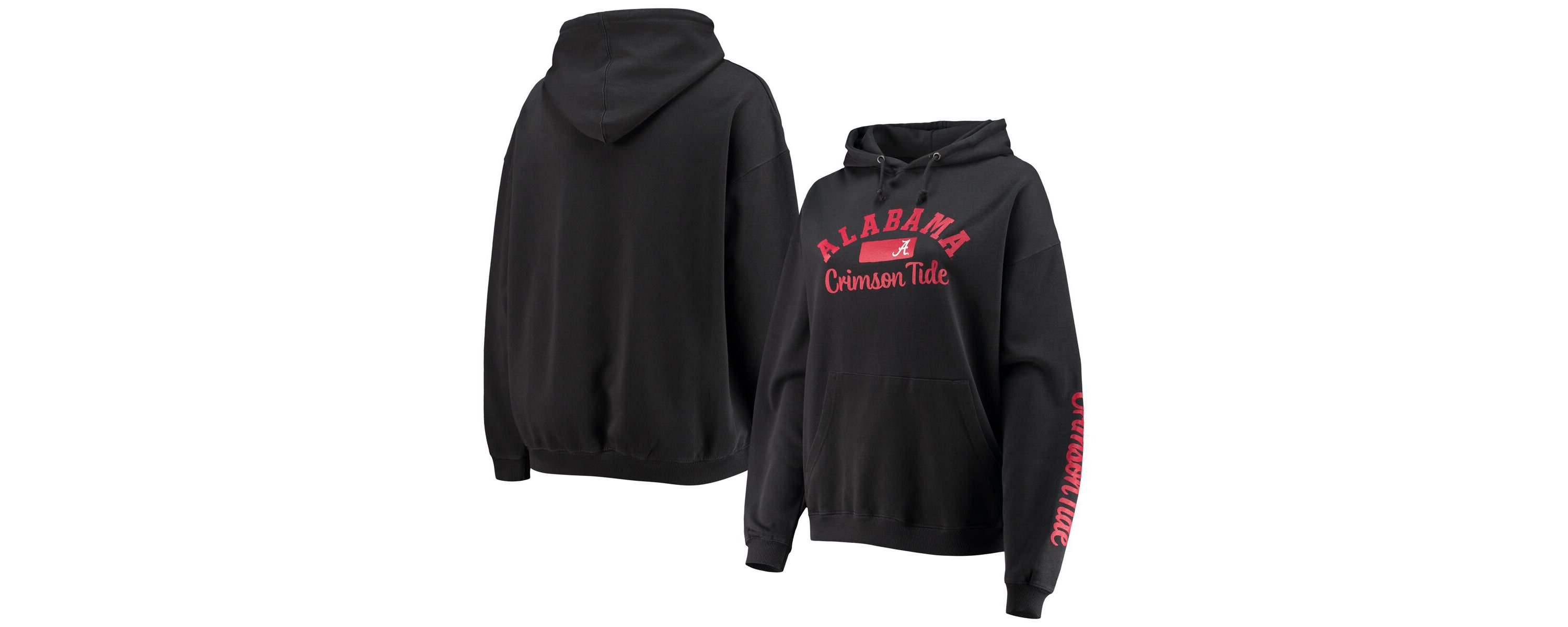 Alabama Crimson Tide NCAA Alabama Tide Rock n Roll Super Oversized Pullover Hoodie