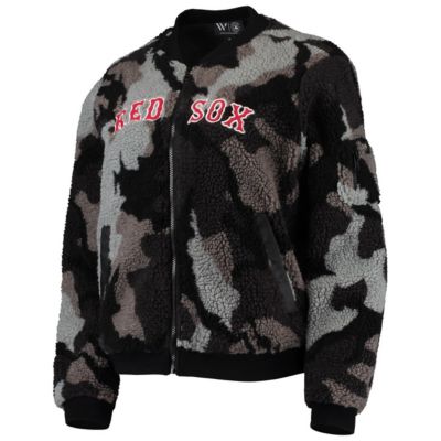 Boston Red Sox MLB Sherpa Full-Zip Bomber Jacket