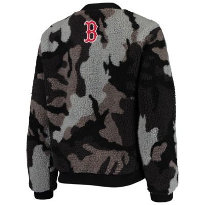 Boston Red Sox MLB Sherpa Full-Zip Bomber Jacket