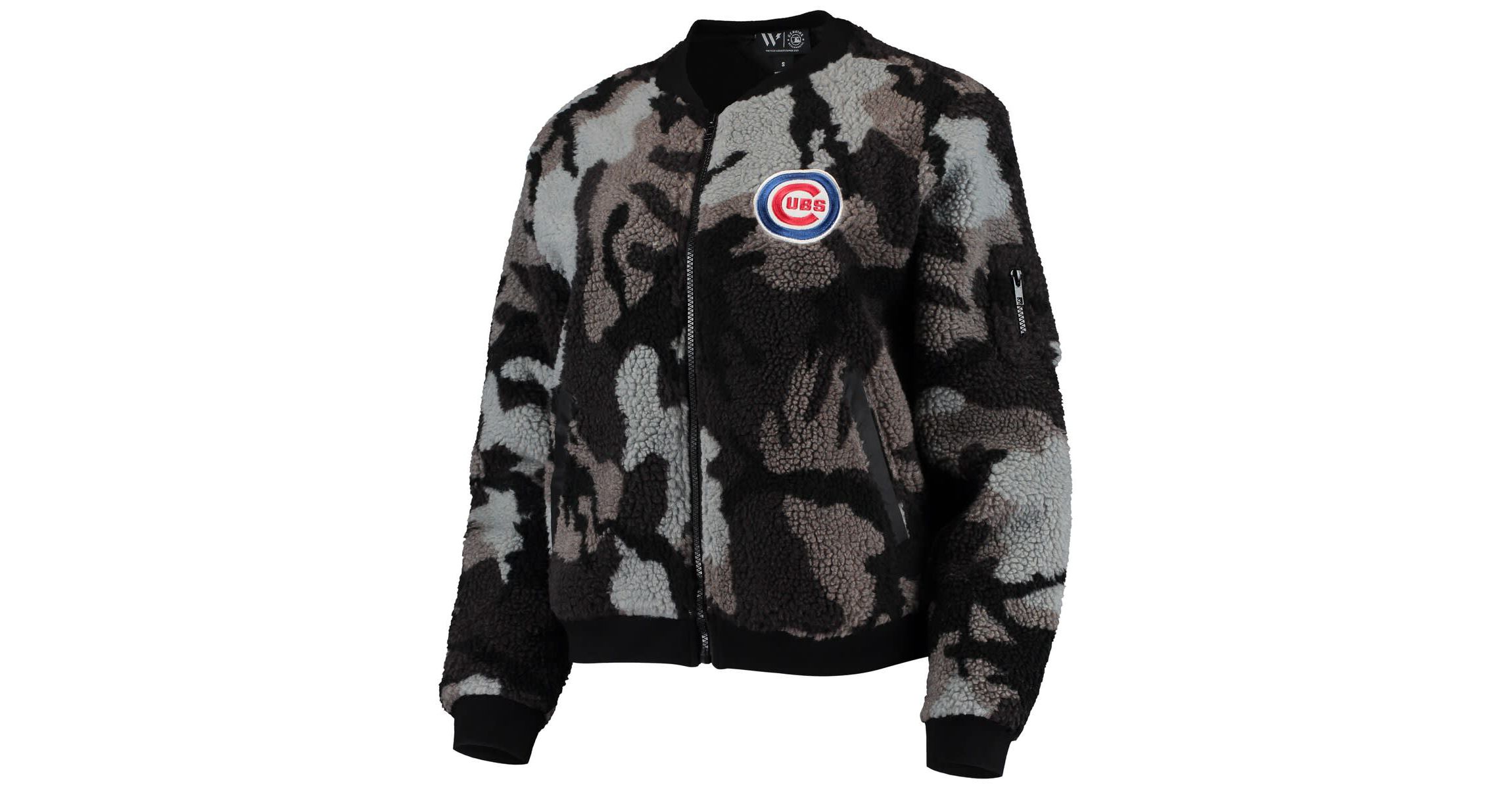 MLB Chicago Cubs Sherpa Full-Zip Bomber Jacket