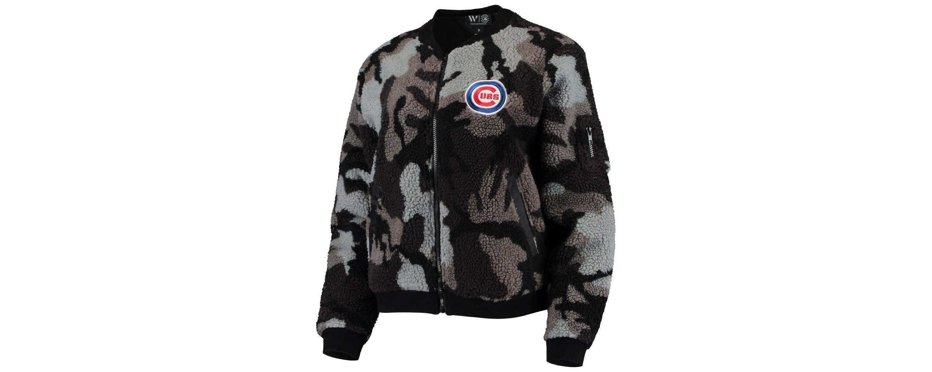 MLB Chicago Cubs Sherpa Full-Zip Bomber Jacket