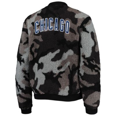 MLB Chicago Cubs Sherpa Full-Zip Bomber Jacket