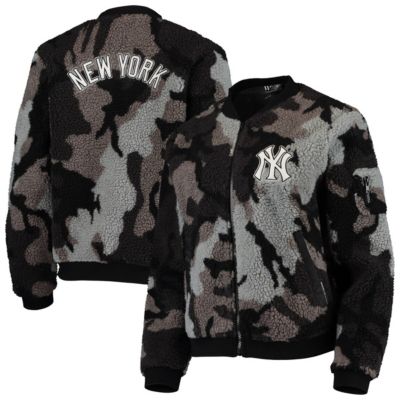 MLB New York Yankees Sherpa Full-Zip Bomber Jacket