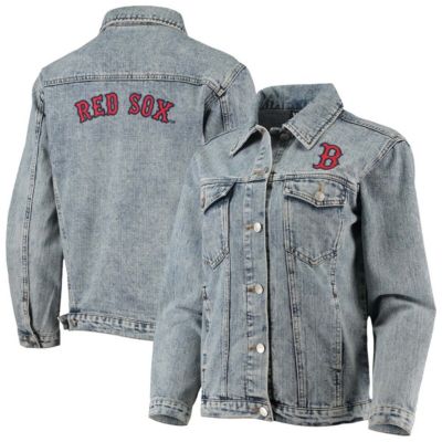 Boston Red Sox MLB Team Patch Button-Up Jacket