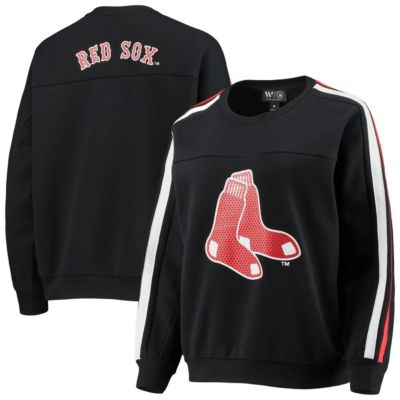 Boston Red Sox MLB Perforated Logo Pullover Sweatshirt