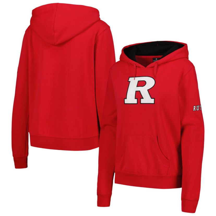 Rutgers Scarlet Knights NCAA Rutgers Knights Team Big Logo Pullover Hoodie